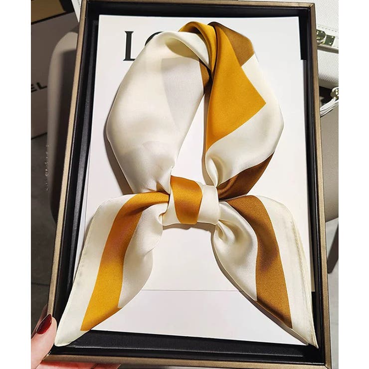 カラーブロッキングスカーフ | ad thie | 詳細画像22 