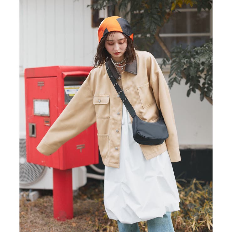 カラーブロッキングスカーフ | ad thie | 詳細画像27 