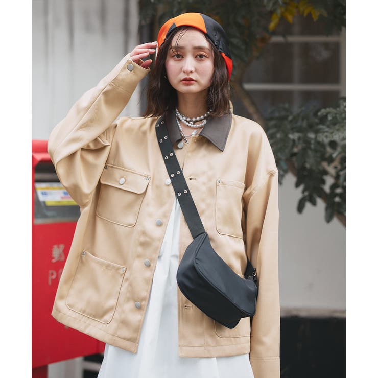 カラーブロッキングスカーフ | ad thie | 詳細画像33 