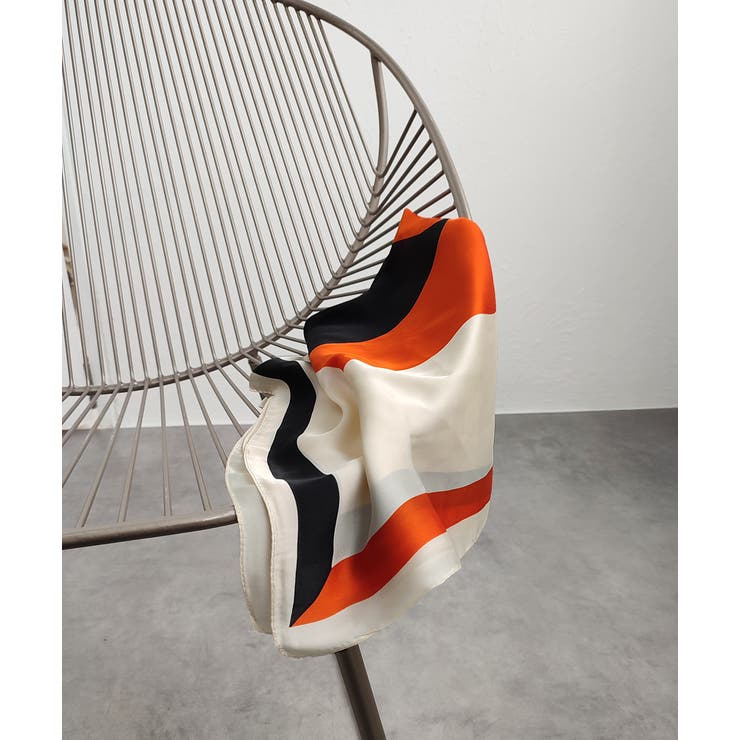 カラーブロッキングスカーフ | ad thie | 詳細画像37 