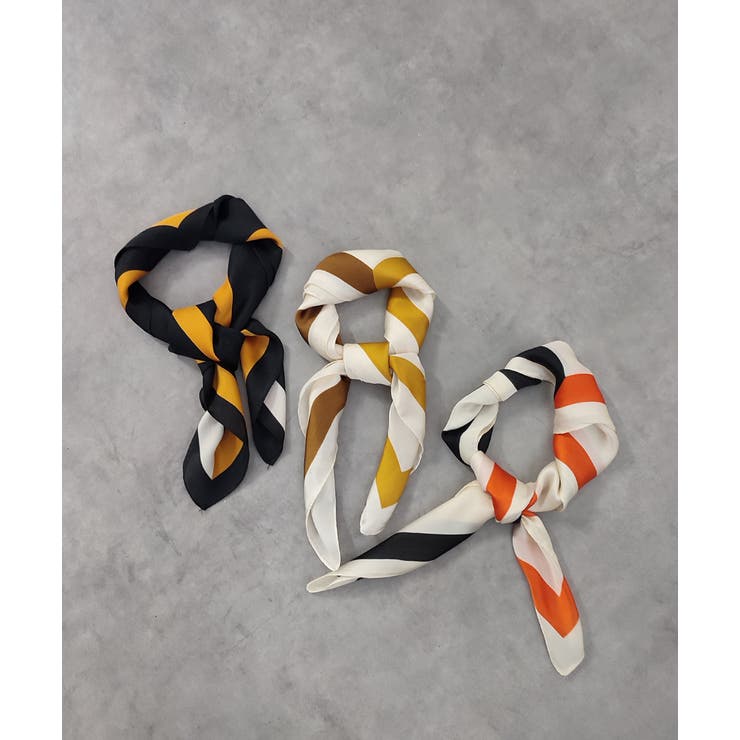 カラーブロッキングスカーフ | ad thie | 詳細画像40 