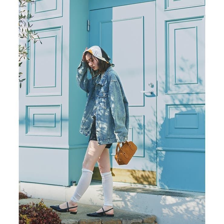 カラーブロッキングスカーフ | ad thie | 詳細画像7 