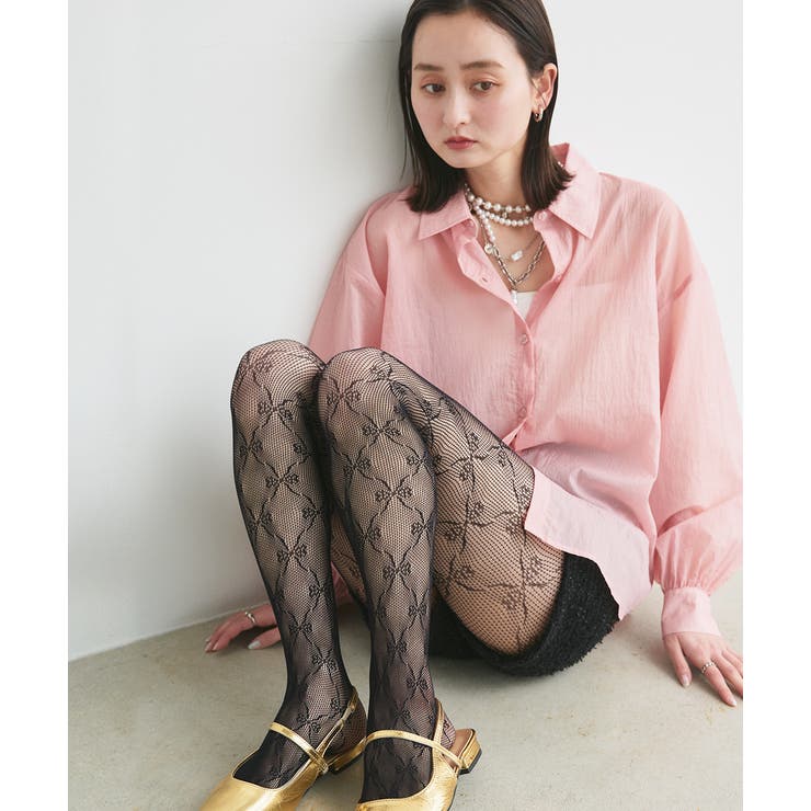 アソート柄レースタイツ | ad thie | 詳細画像44 