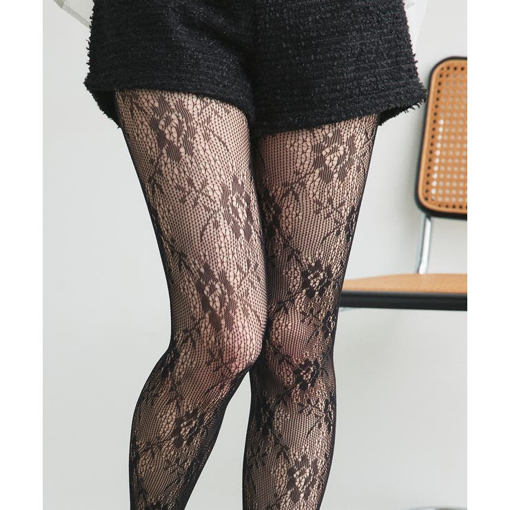 アソート柄レースタイツ | ad thie | 詳細画像48 