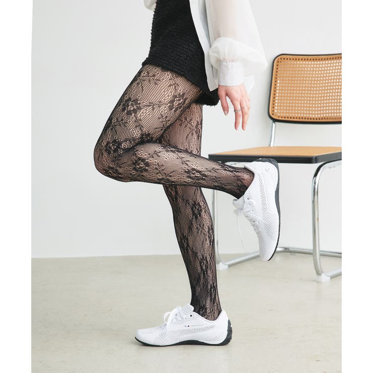 アソート柄レースタイツ | ad thie | 詳細画像50 