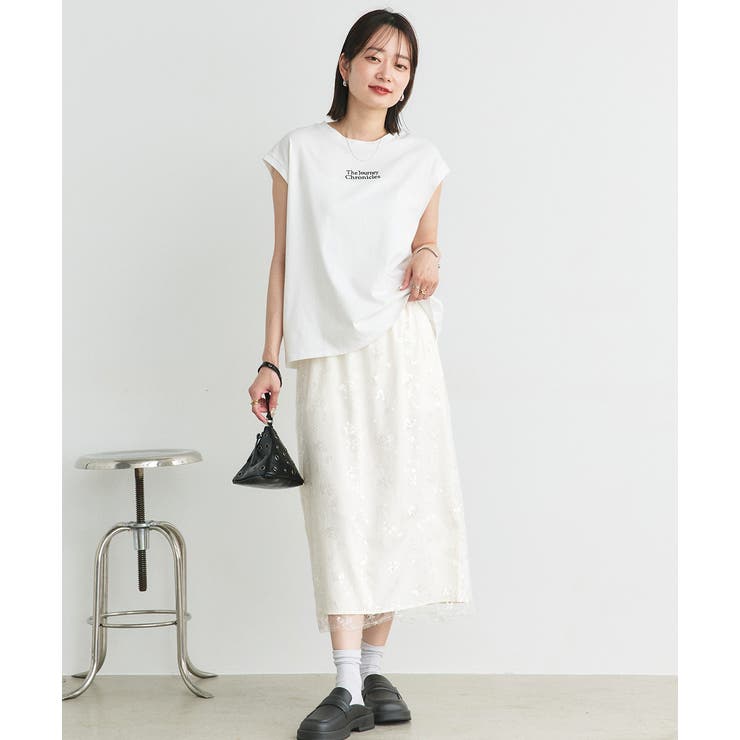 スパンコールレーススカート | ad thie | 詳細画像10 