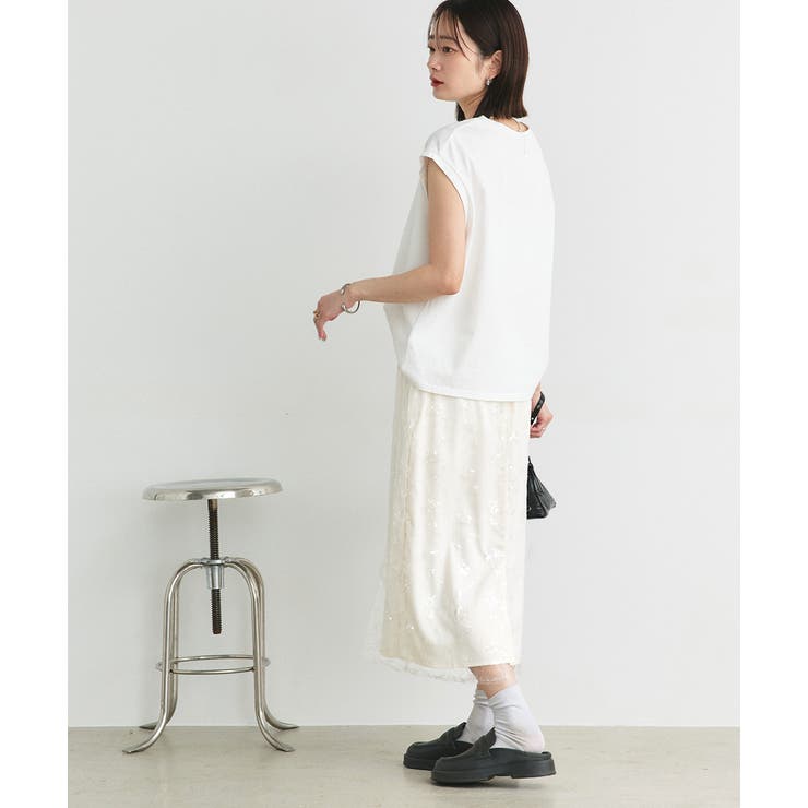 スパンコールレーススカート | ad thie | 詳細画像11 