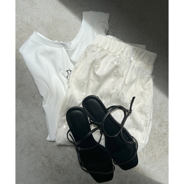 スパンコールレーススカート | ad thie | 詳細画像32 