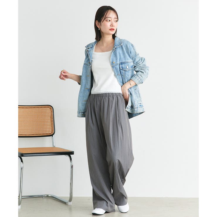 ワッシャーリラックスイージーパンツ | ad thie | 詳細画像2 