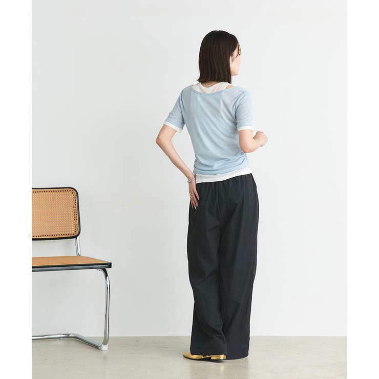 ワッシャーリラックスイージーパンツ | ad thie | 詳細画像20 