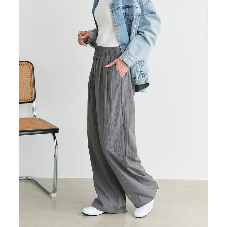 ワッシャーリラックスイージーパンツ | ad thie | 詳細画像6 