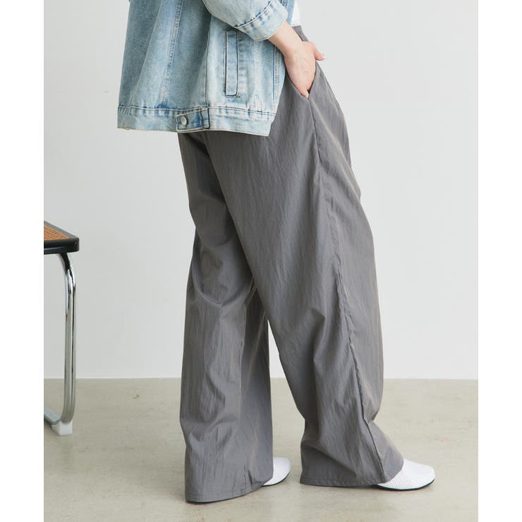 ワッシャーリラックスイージーパンツ | ad thie | 詳細画像7 