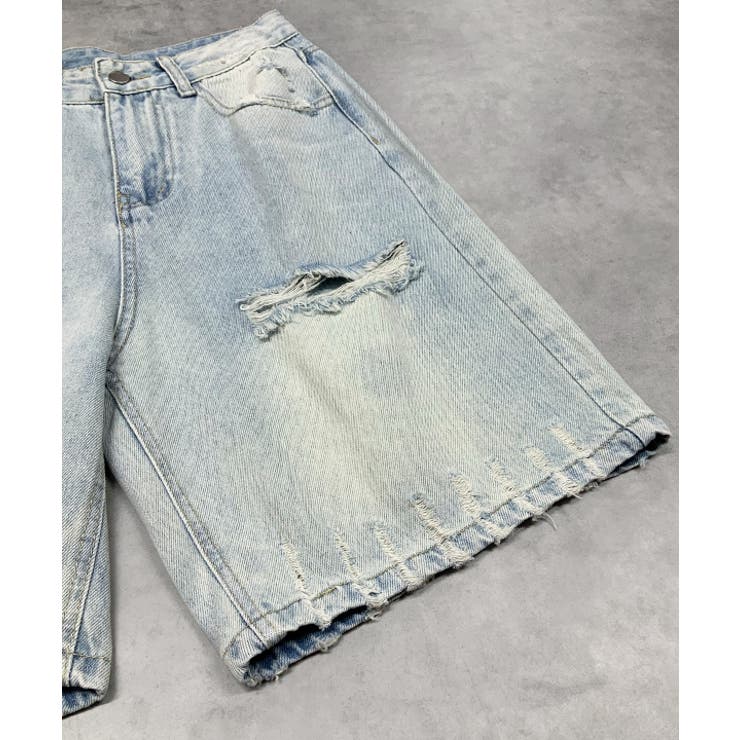 ヴィンテージライクハーフデニム | ad thie | 詳細画像33 