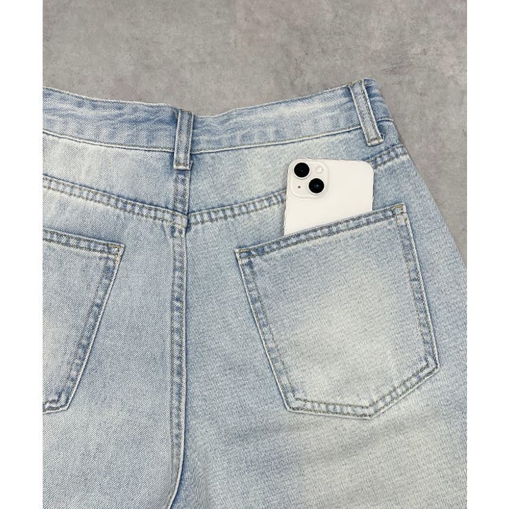 ヴィンテージライクハーフデニム | ad thie | 詳細画像35 