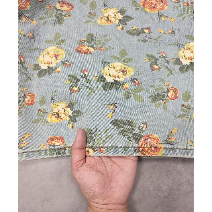 フラワーワイドデニムパンツ | ad thie | 詳細画像43 