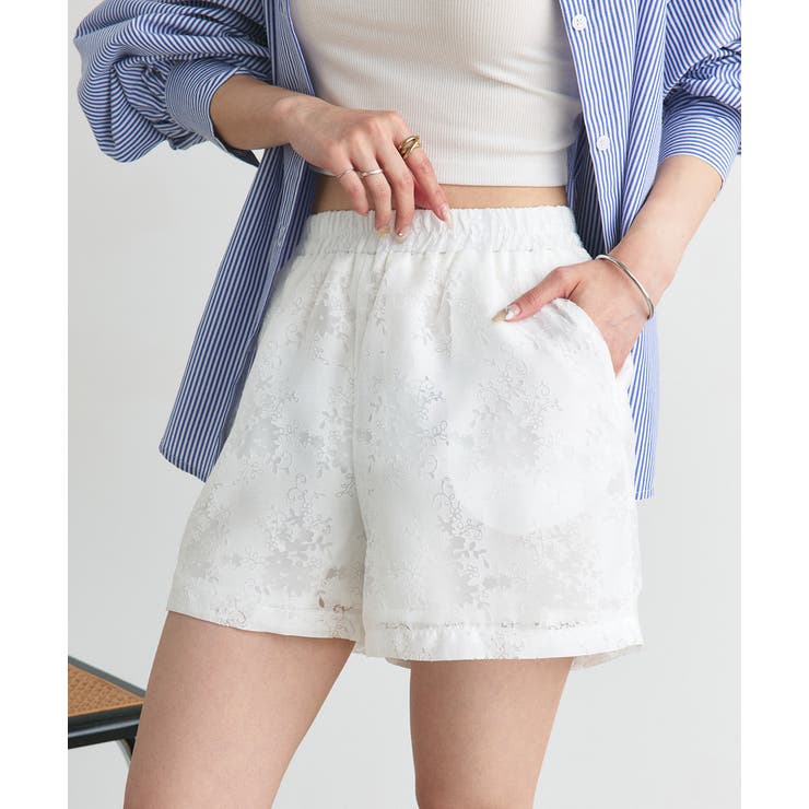 シアーレースショートパンツ | ad thie | 詳細画像16 