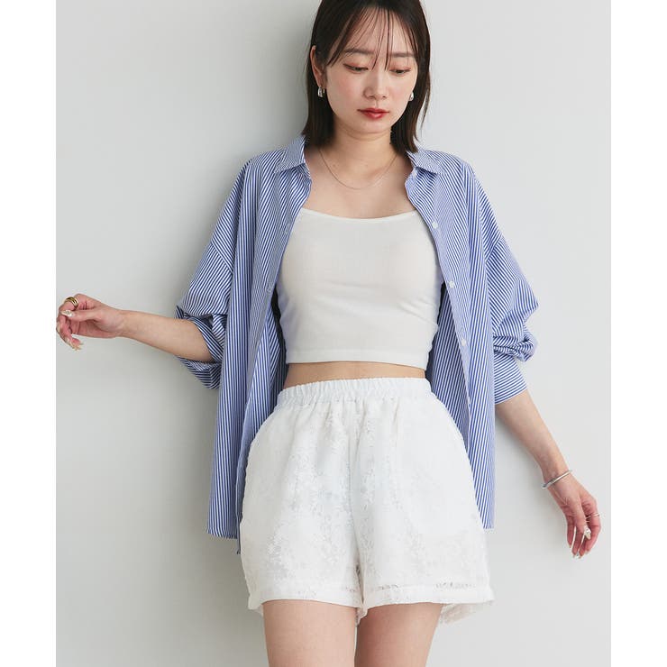 シアーレースショートパンツ | ad thie | 詳細画像18 