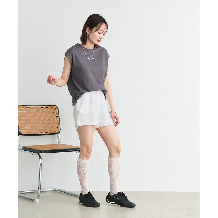 シアーレースショートパンツ | ad thie | 詳細画像23 