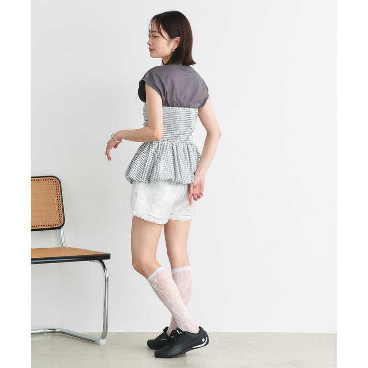 シアーレースショートパンツ | ad thie | 詳細画像29 