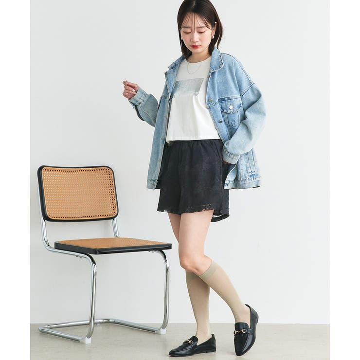 シアーレースショートパンツ | ad thie | 詳細画像6 