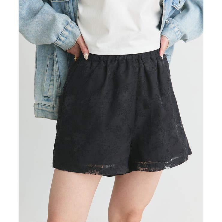 シアーレースショートパンツ | ad thie | 詳細画像7 