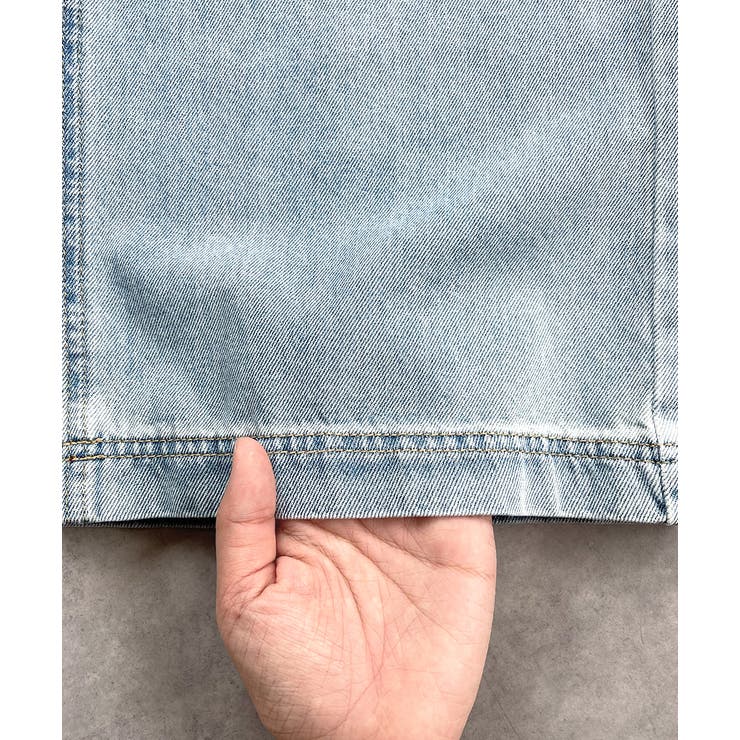 レースプリントダメージデニムパンツ | ad thie | 詳細画像28 