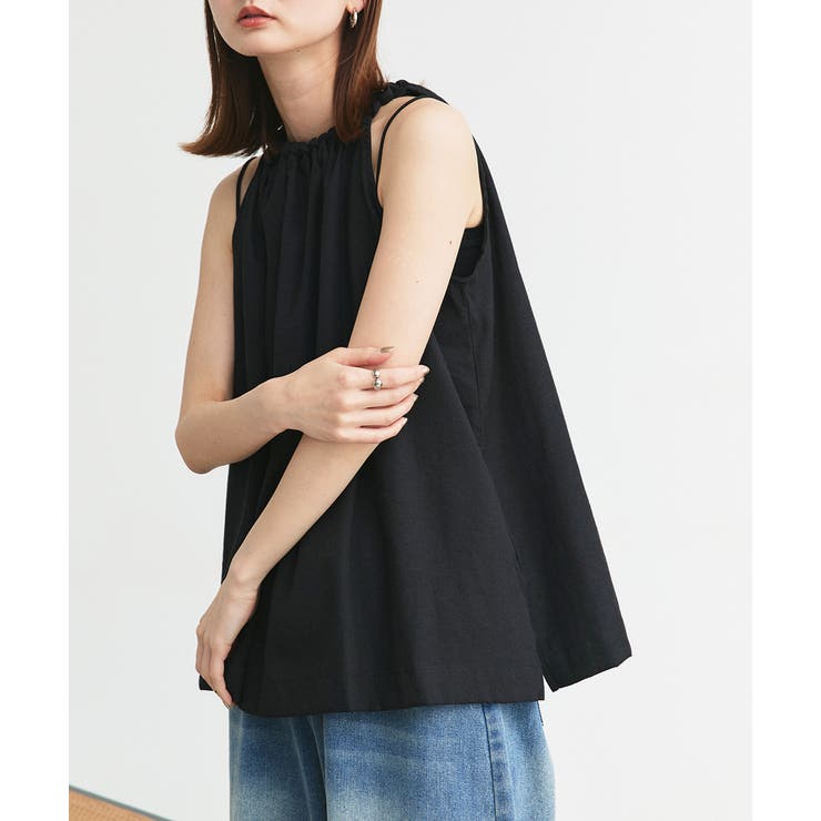 ホルターネックギャザーブラウス | ad thie | 詳細画像17 