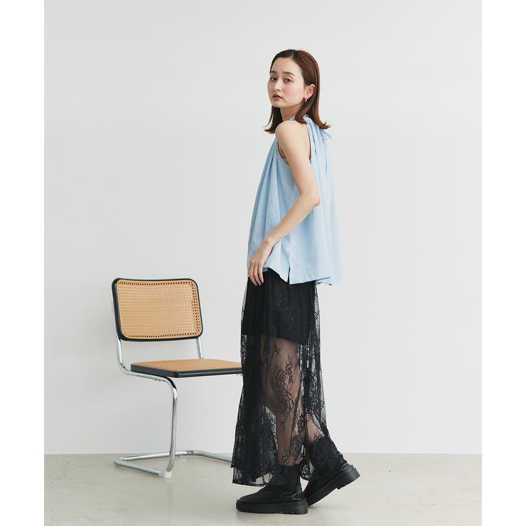 ホルターネックギャザーブラウス | ad thie | 詳細画像24 