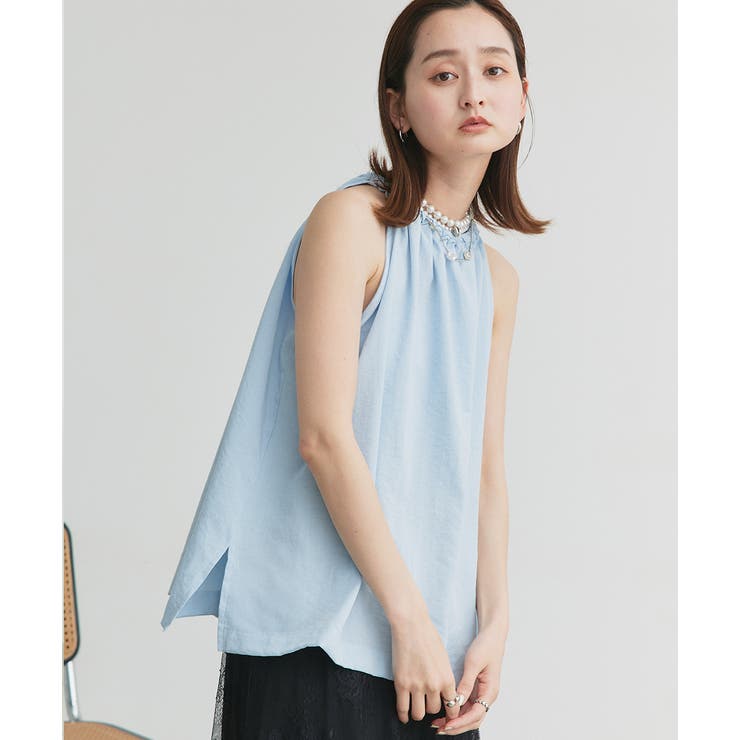 ホルターネックギャザーブラウス | ad thie | 詳細画像28 