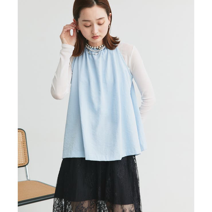 ホルターネックギャザーブラウス | ad thie | 詳細画像31 