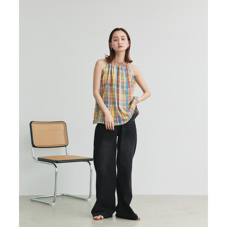 ホルターネックギャザーブラウス | ad thie | 詳細画像32 