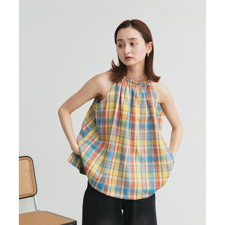 ホルターネックギャザーブラウス | ad thie | 詳細画像38 