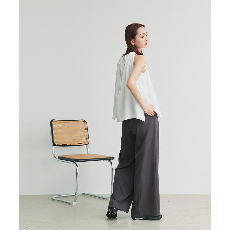 ホルターネックギャザーブラウス | ad thie | 詳細画像5 