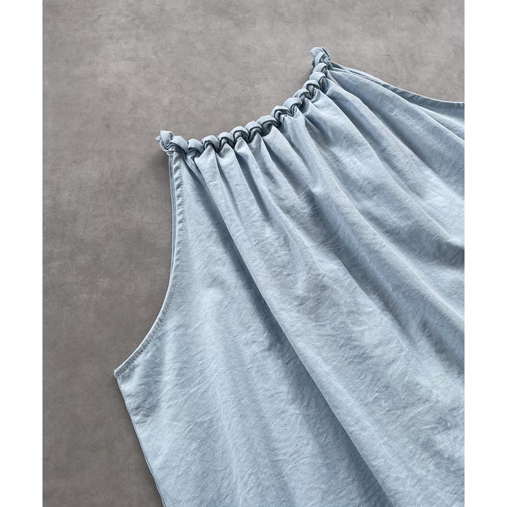 ホルターネックギャザーブラウス | ad thie | 詳細画像50 