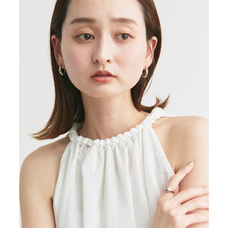 ホルターネックギャザーブラウス | ad thie | 詳細画像9 