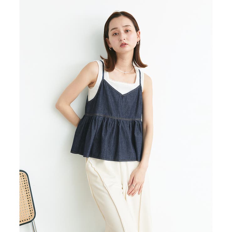 デニムビスチェキャミソール | ad thie | 詳細画像10 