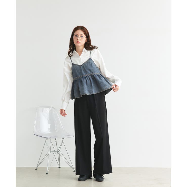 デニムビスチェキャミソール | ad thie | 詳細画像12 