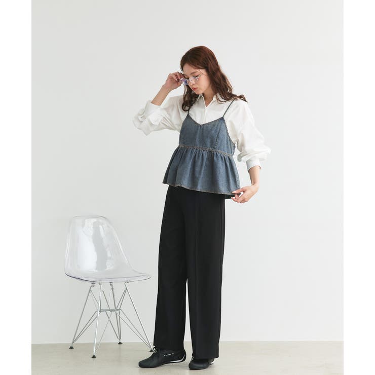 デニムビスチェキャミソール | ad thie | 詳細画像13 