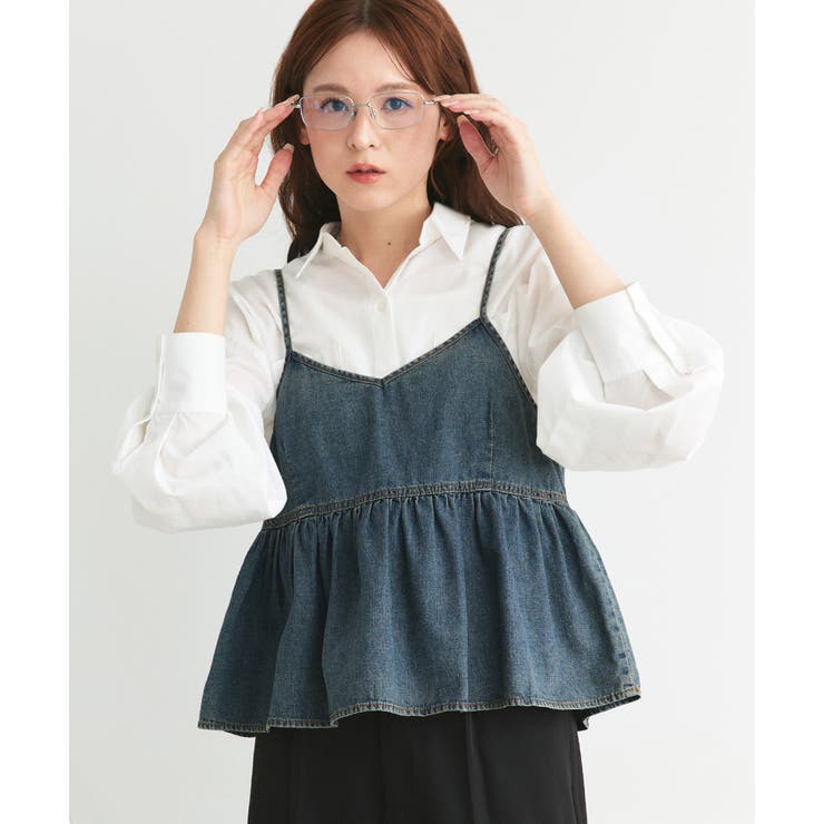 デニムビスチェキャミソール | ad thie | 詳細画像14 