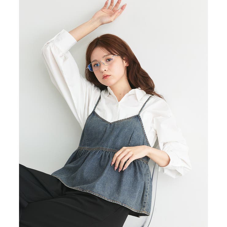 デニムビスチェキャミソール | ad thie | 詳細画像19 