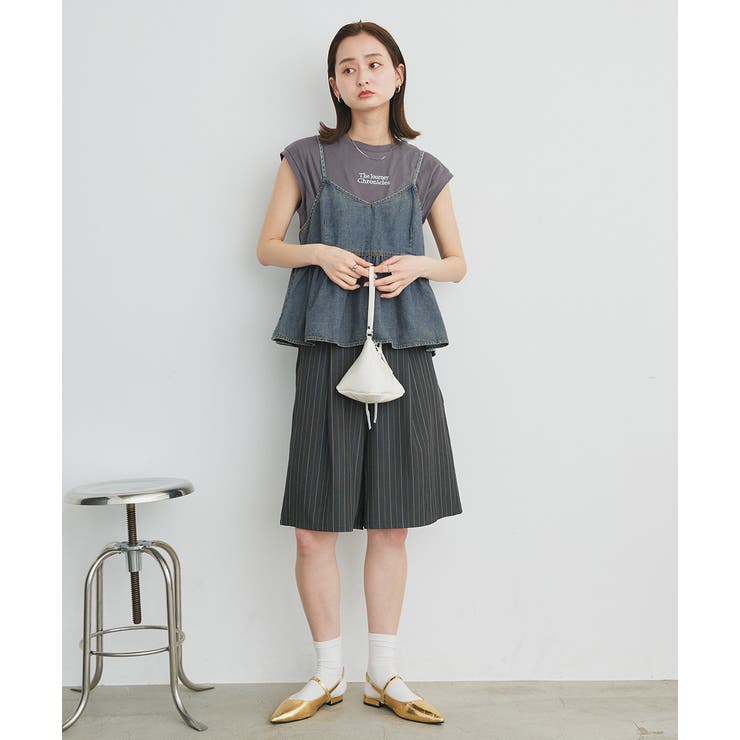 デニムビスチェキャミソール | ad thie | 詳細画像23 