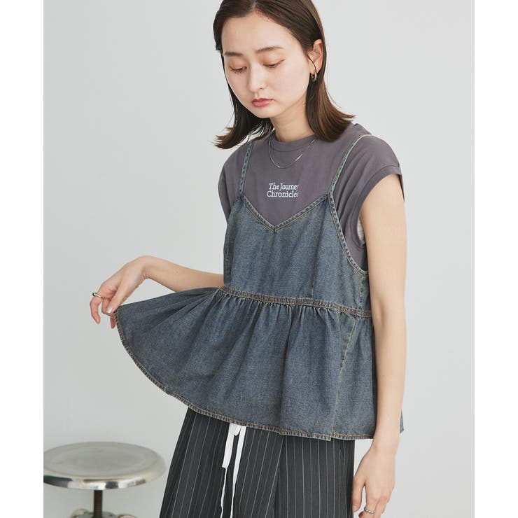 デニムビスチェキャミソール | ad thie | 詳細画像24 