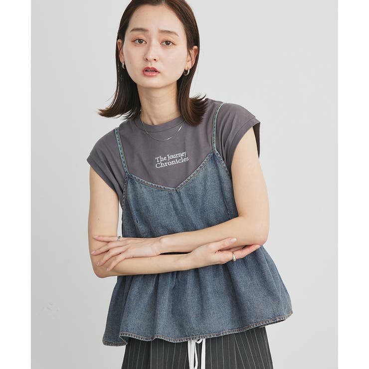 デニムビスチェキャミソール | ad thie | 詳細画像25 