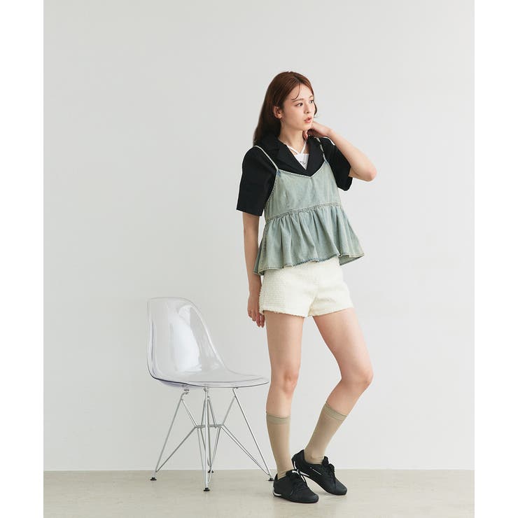 デニムビスチェキャミソール | ad thie | 詳細画像27 