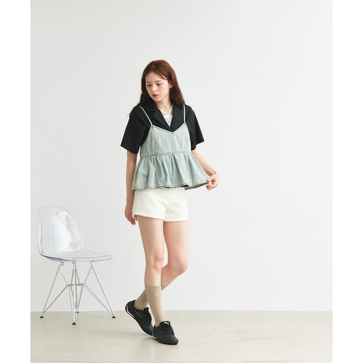 デニムビスチェキャミソール | ad thie | 詳細画像29 