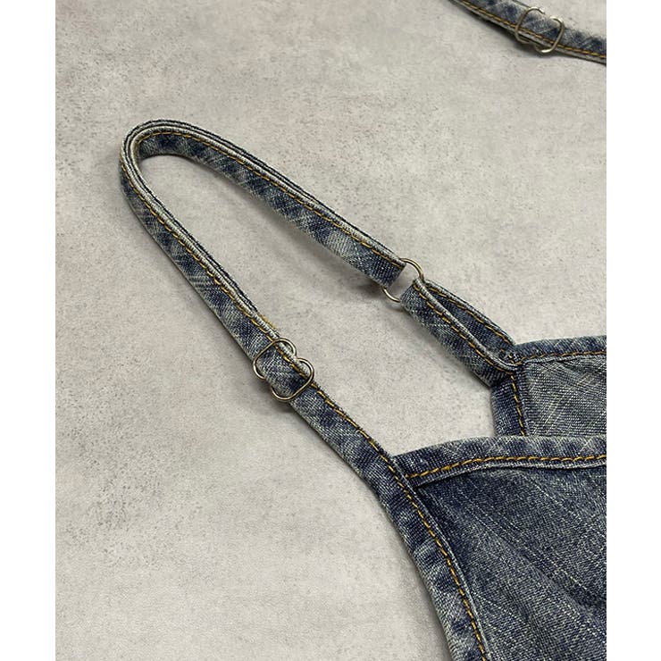 デニムビスチェキャミソール | ad thie | 詳細画像36 