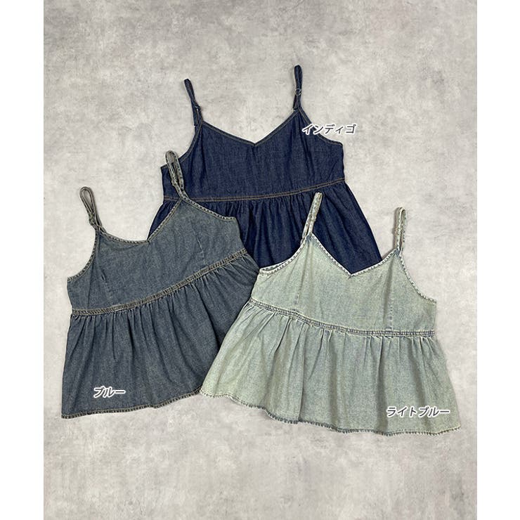 デニムビスチェキャミソール | ad thie | 詳細画像40 