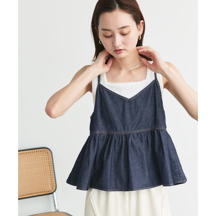 デニムビスチェキャミソール | ad thie | 詳細画像6 
