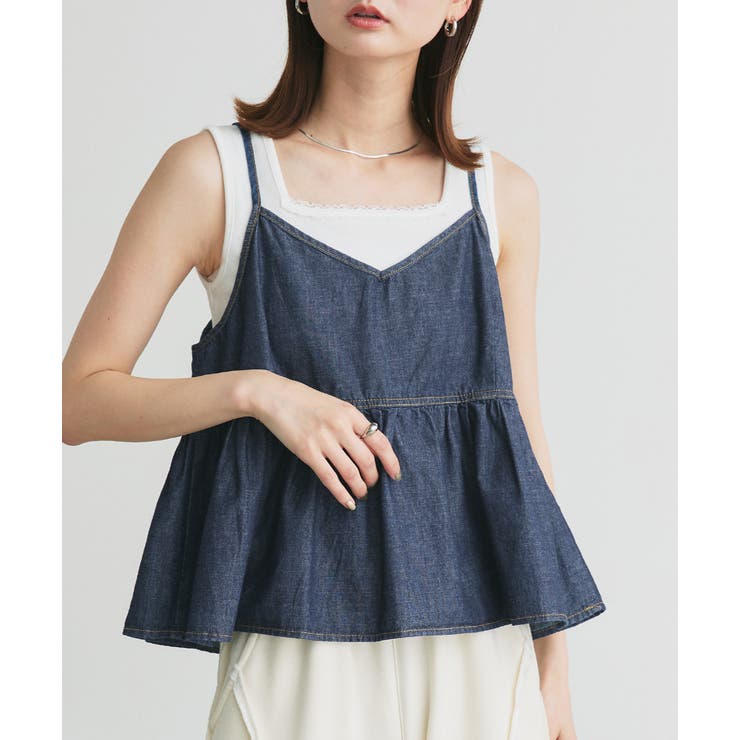 デニムビスチェキャミソール | ad thie | 詳細画像7 