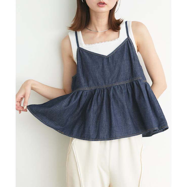 インディゴ | デニムビスチェキャミソール | ad thie